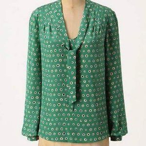 Anthropologie Circles Blouse